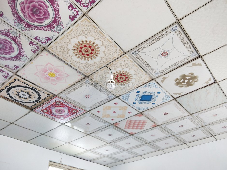 Пластиковые плиты для потолка