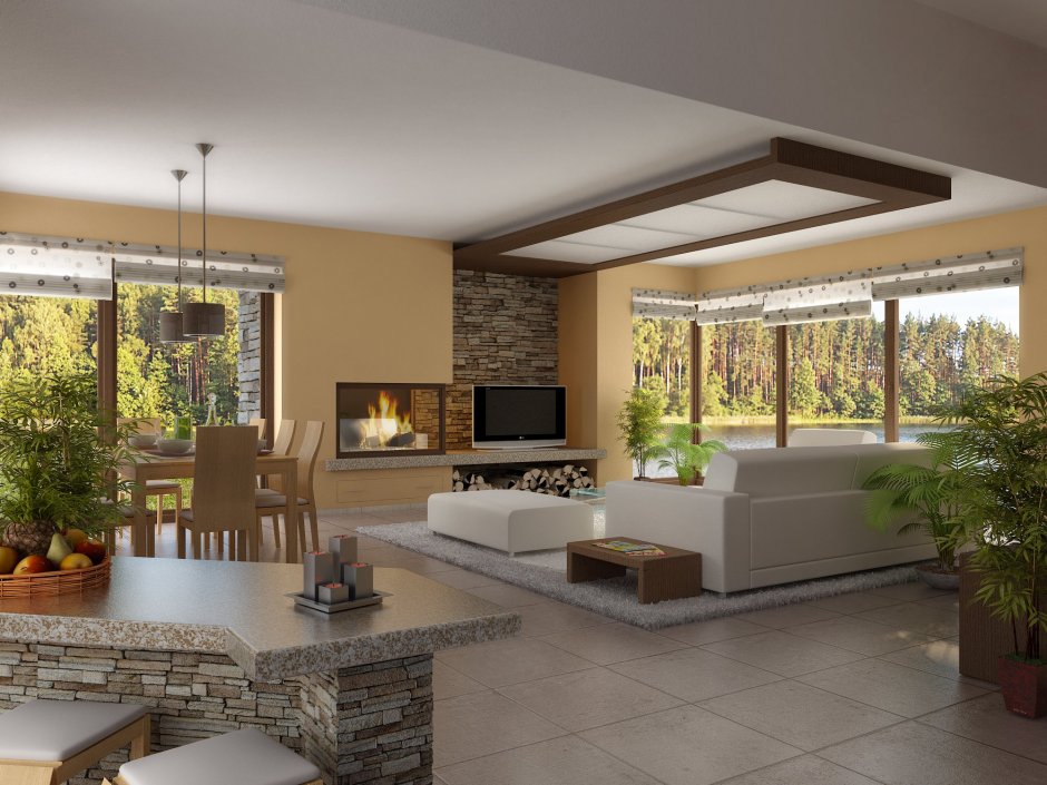 Стиль Шале в интерьере