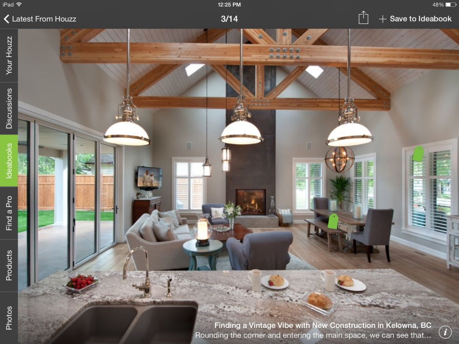 Интерьер одноэтажного дома