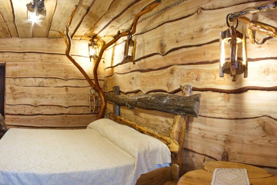 Необрезная доска в интерьере