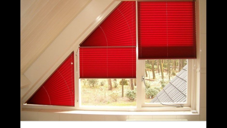 Рулонные шторы на нестандартные окна