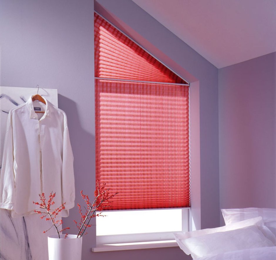 Жалюзи на треугольные окна