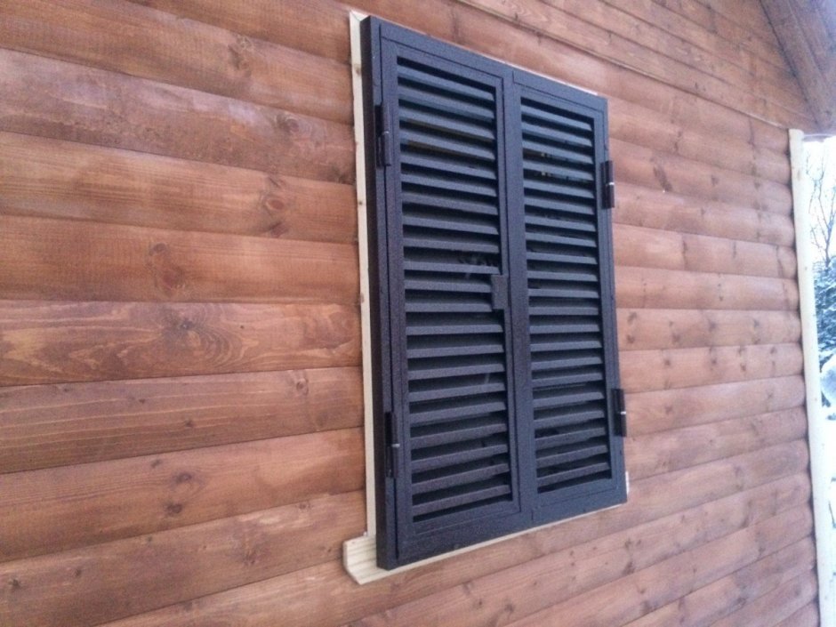 Ставни жалюзийные металлические