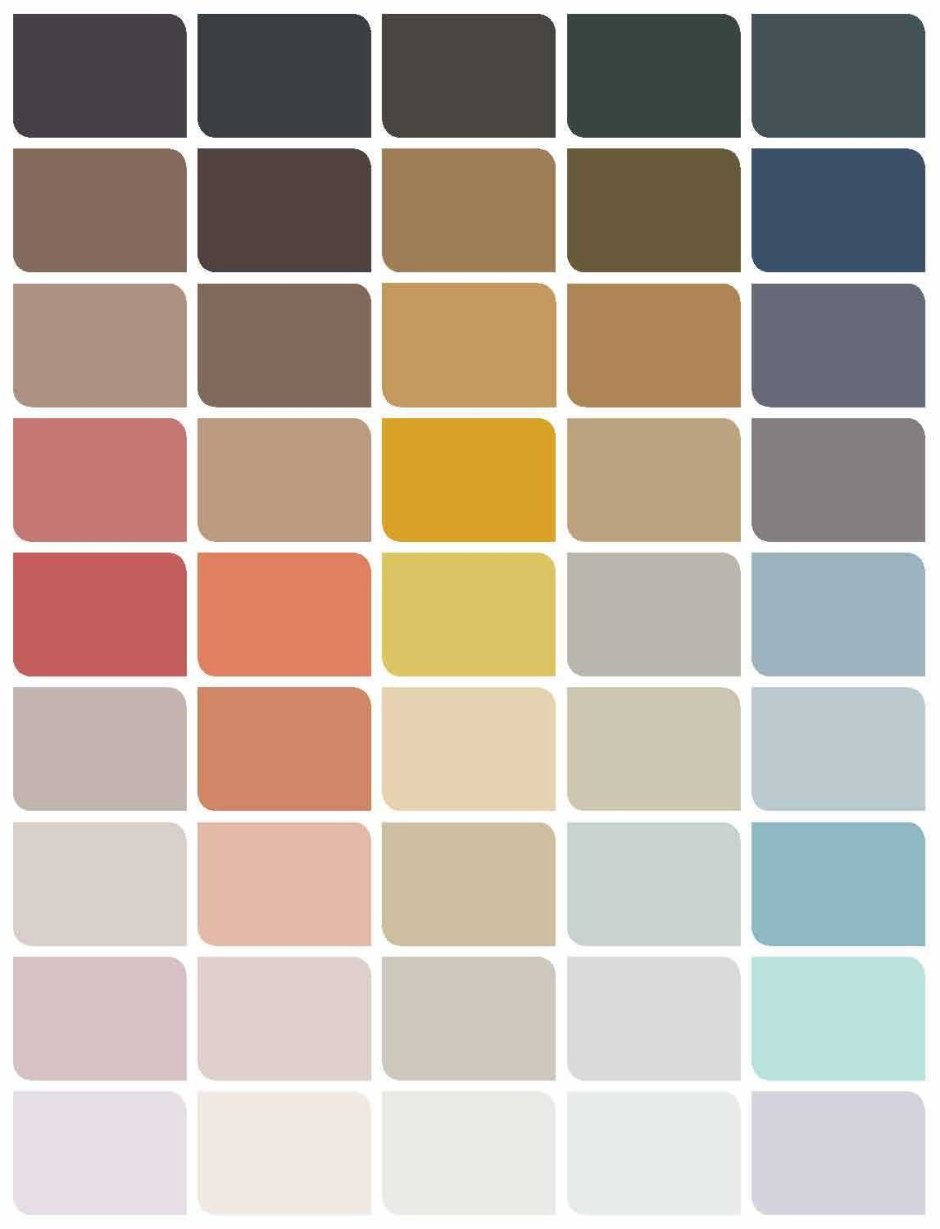 Цветовая гамма красок Dulux