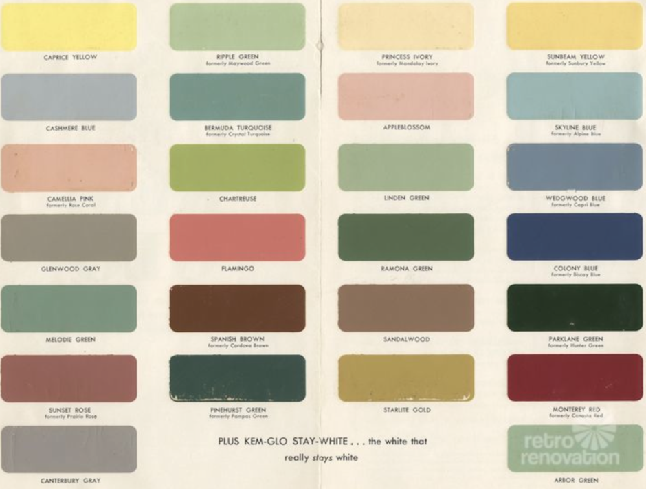 Краска Амелия цвета