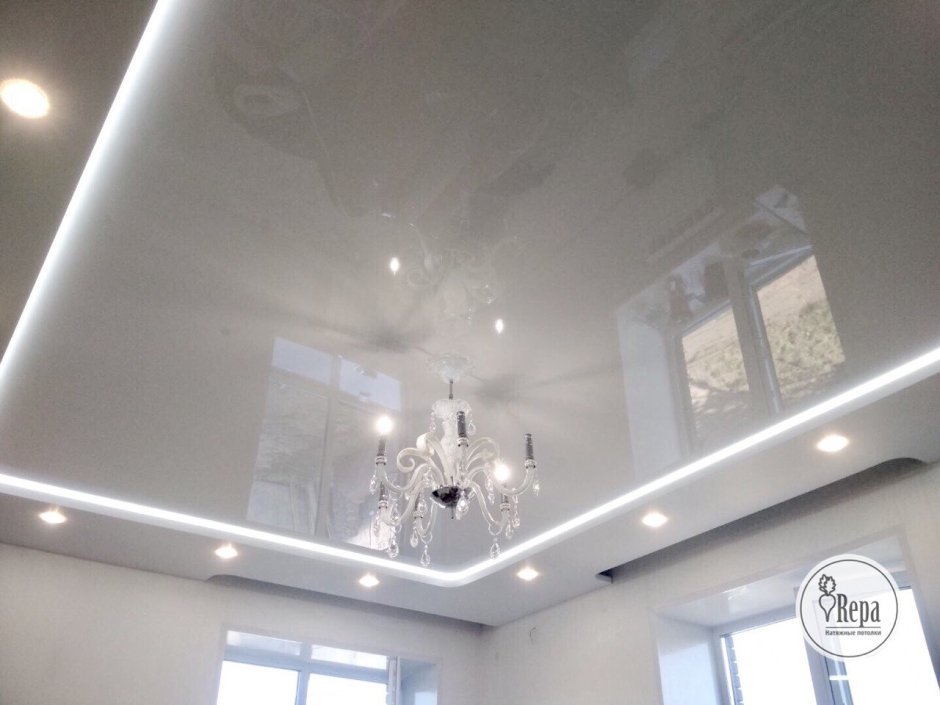 Матовый и глянцевый потолок