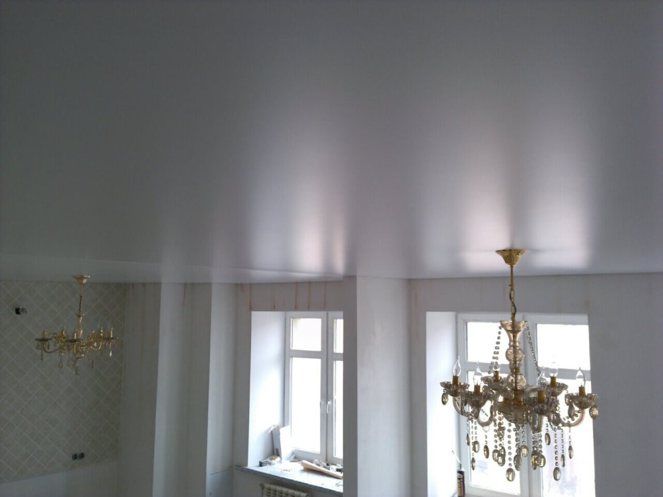 Сатиновый натяжной потолок