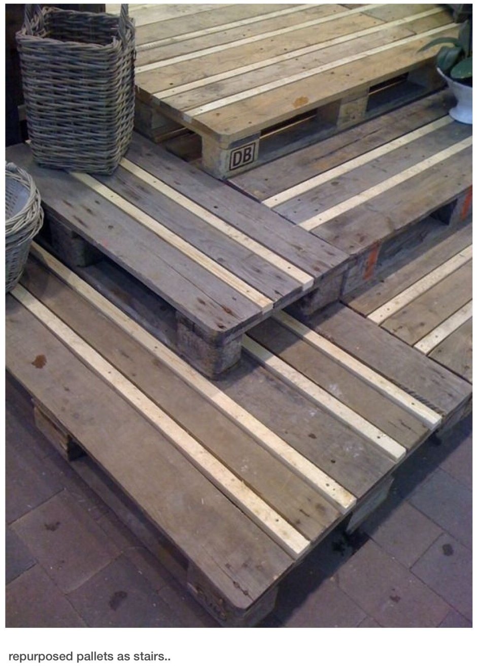 Ступени для крыльца из паллет