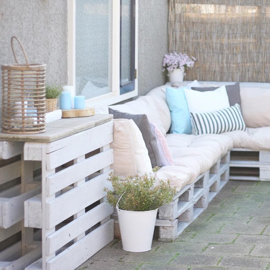 Ступеньки из деревянных поддонов