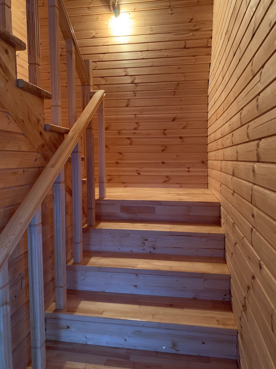 Лестница в баню на 2 этаж