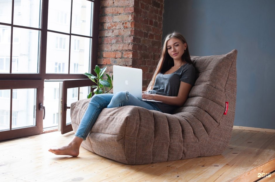 Бескаркасное кресло чилаут