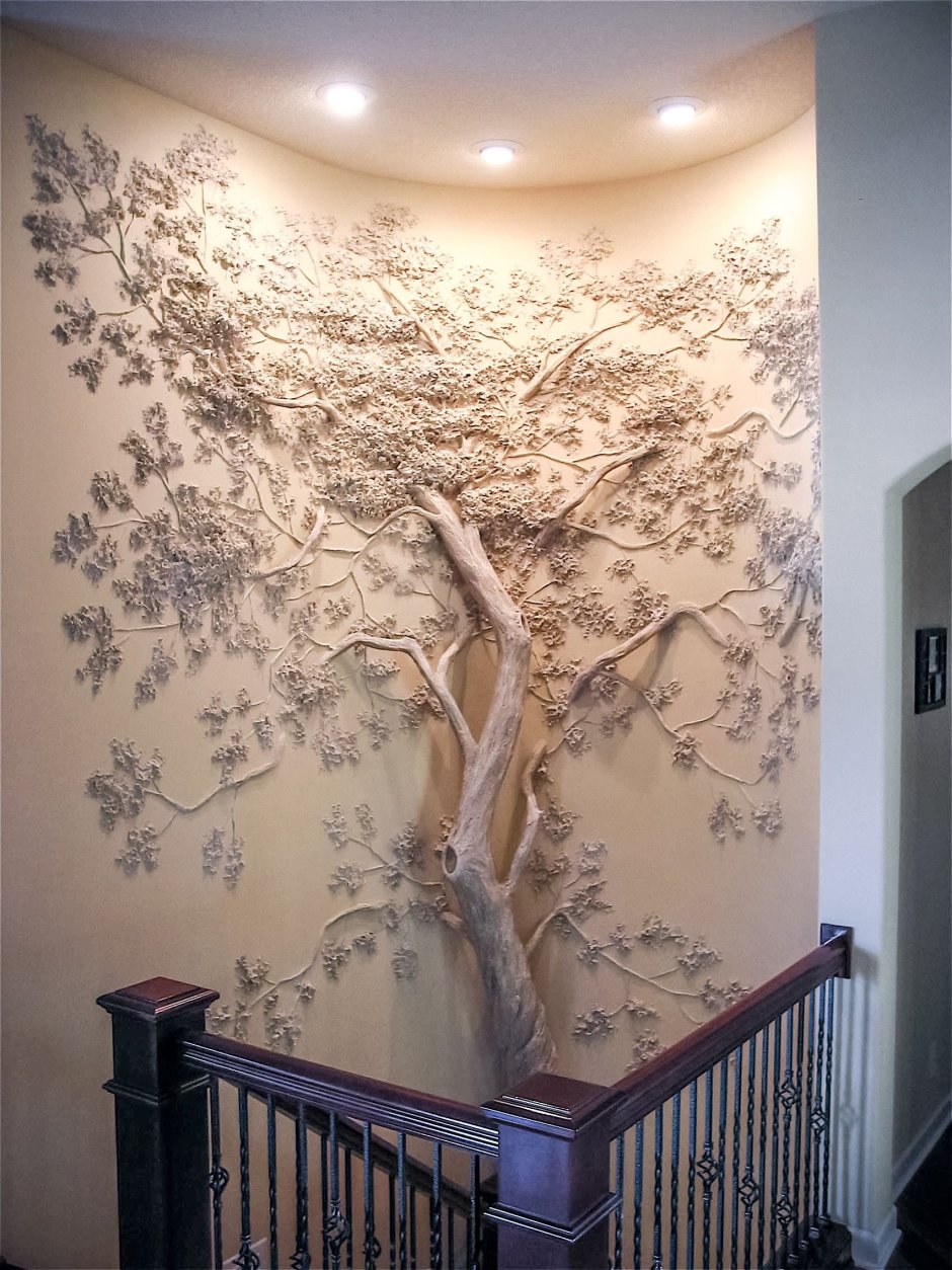 Декоративное дерево на стену