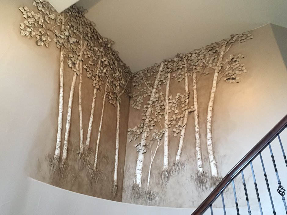 Художественная штукатурка стен своими руками