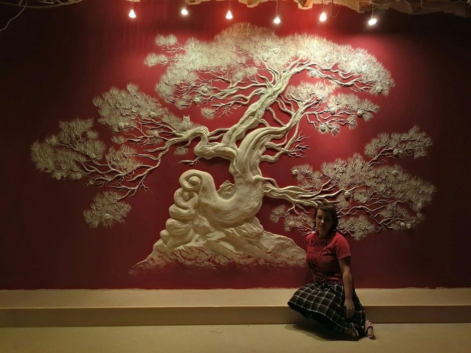 Барельеф дерево