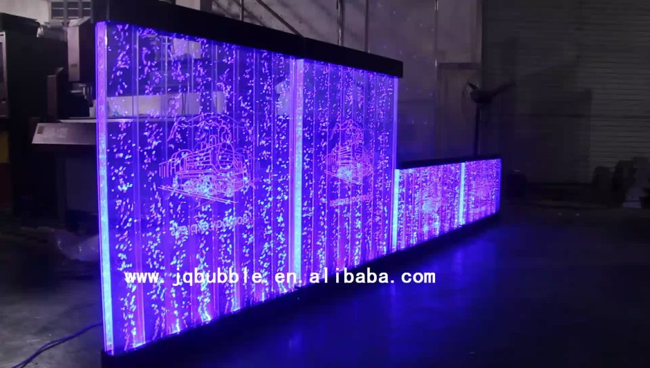 Акриловая перегородка с подсветкой