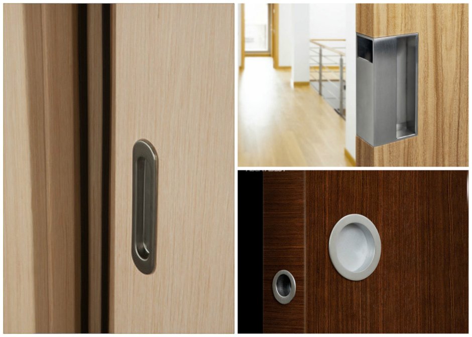 Врезной магнитный замок на межкомнатную дверь