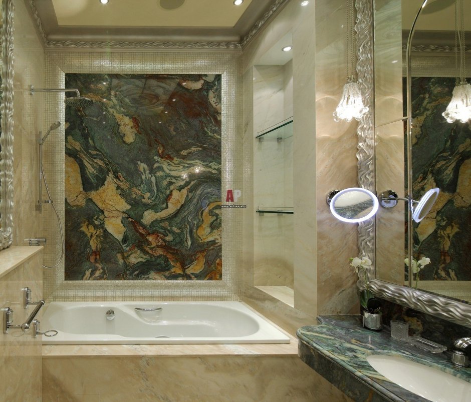 Ванная комната из оникса