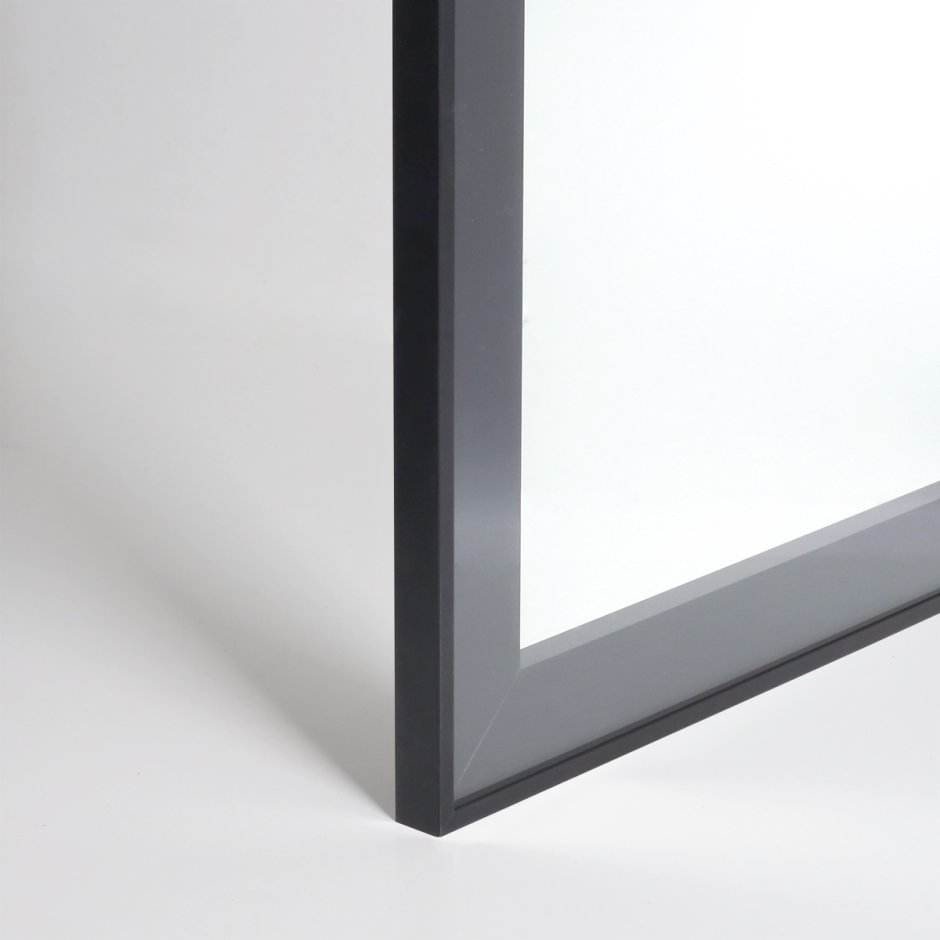 Профиль рамочный широкий FP.04_45x20мм, l=3000мм, отделка черная