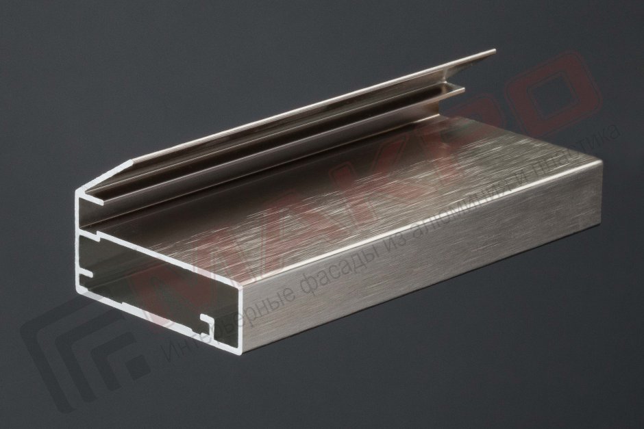 Профиль рамочный алюминиевый белый