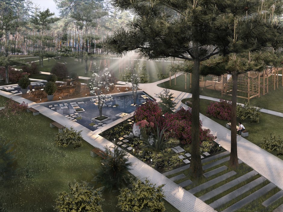 Архикад ландшафт в 3d