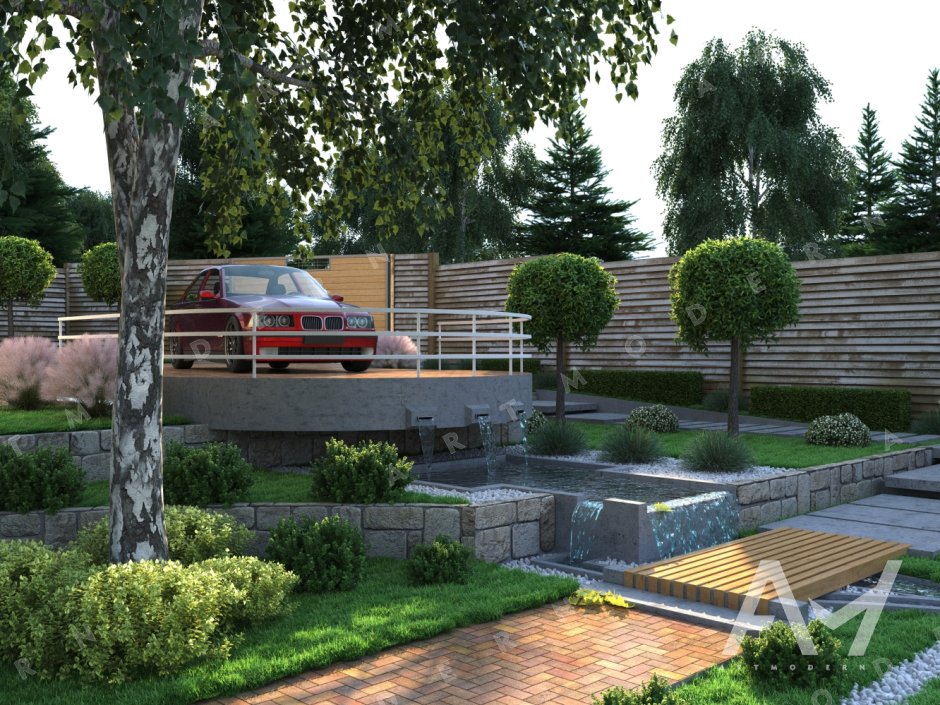 Проект озеленения участка