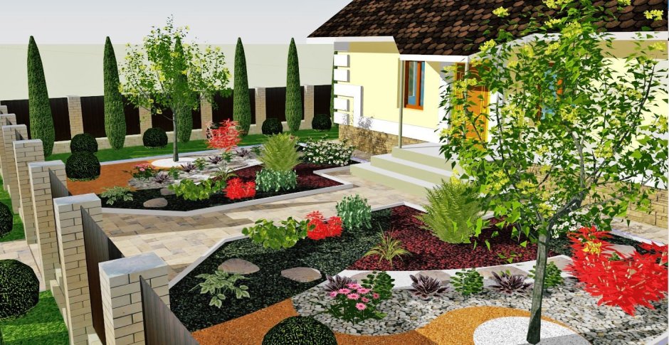 Участок 6.8 соток планировка огорода