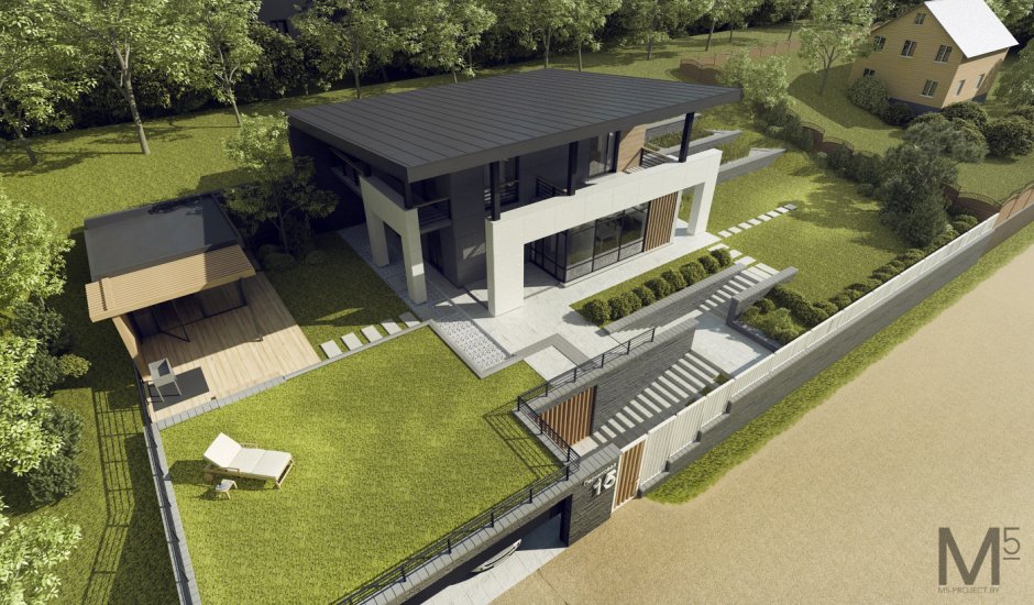 Архикад + Люмион визуализация ландшафта