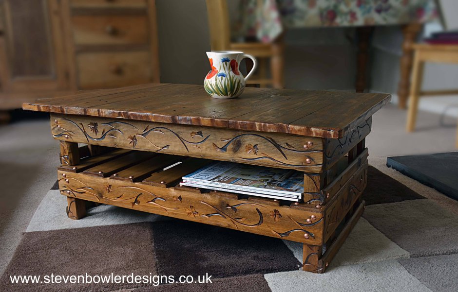 Столик в рустикальном стиле