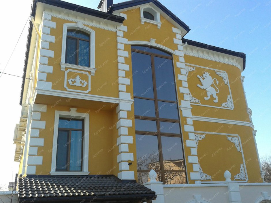 Декор из пенопласта для фасада