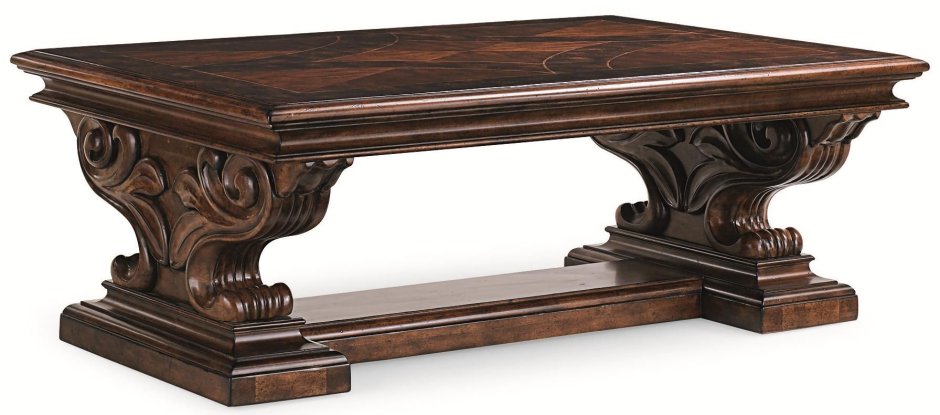 Деревянный стол из досок