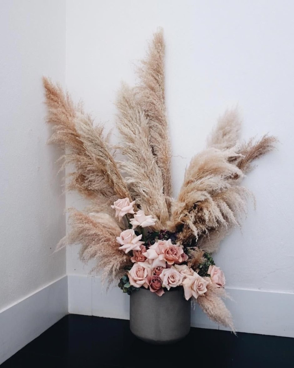 Сухоцветы Сканди стиль