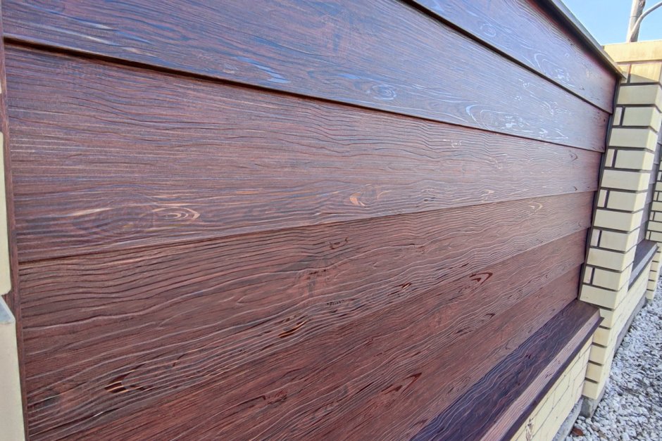 Планкен лиственница фасад