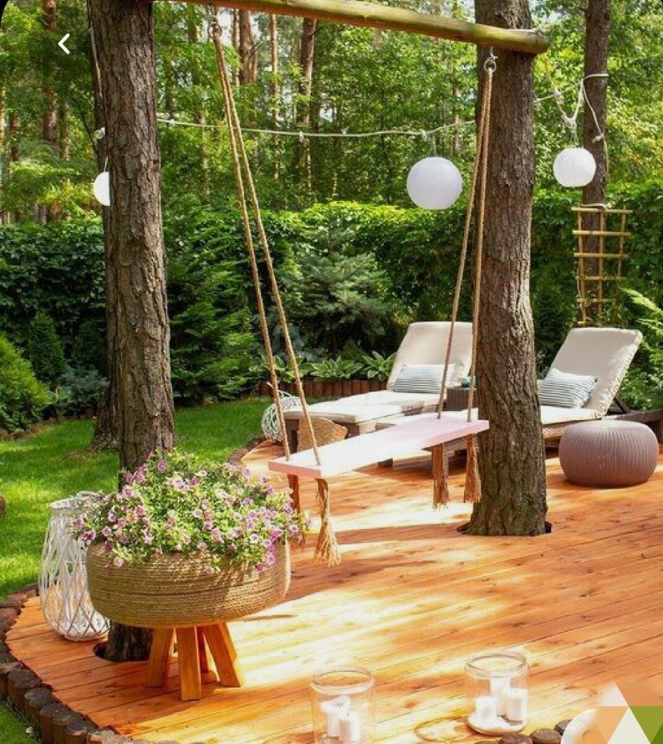 Зона отдыха на даче