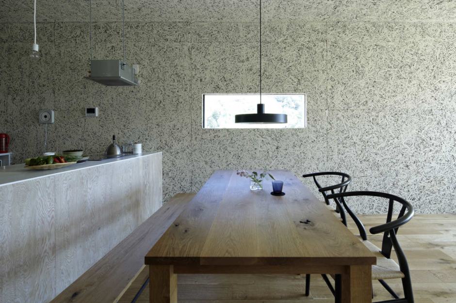 ОСП крашеная в интерьере