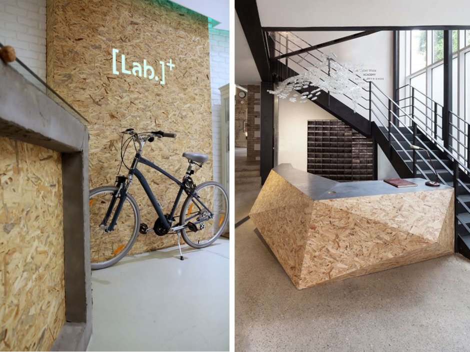 Декор из ОСП плиты