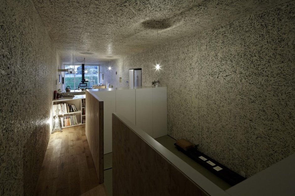 Черный потолок из ОСБ