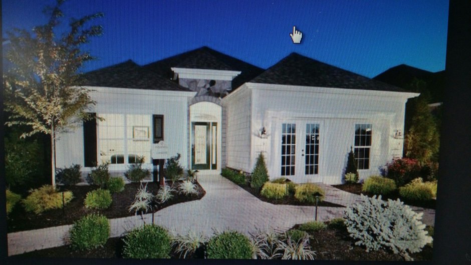 Одноэтажный дом в стиле Неоклассика фасад