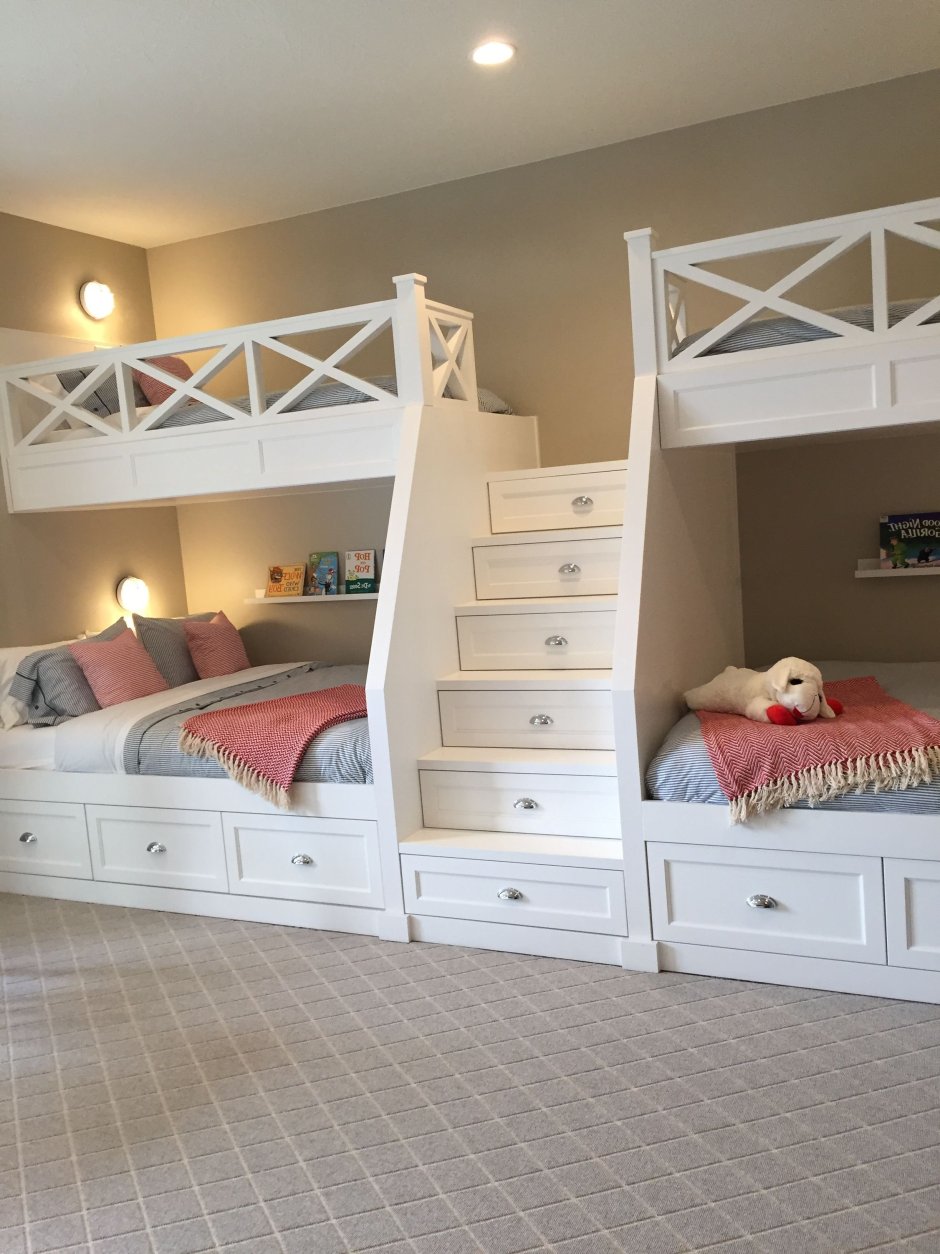 Красивые двухъярусные кровати