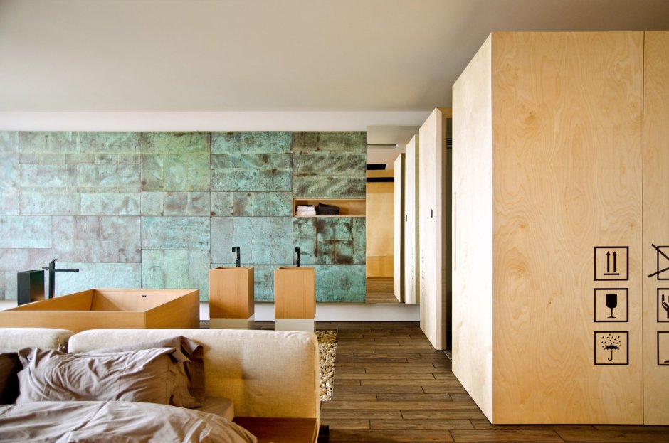 Фанера в интерьере