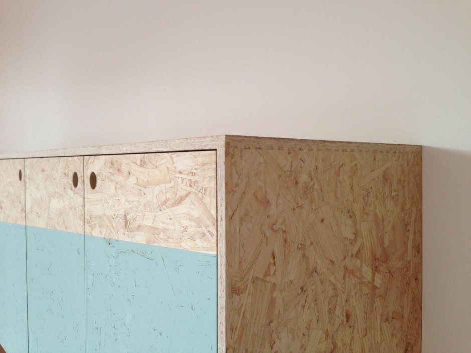 Крашенная мебель из ОСБ OSB