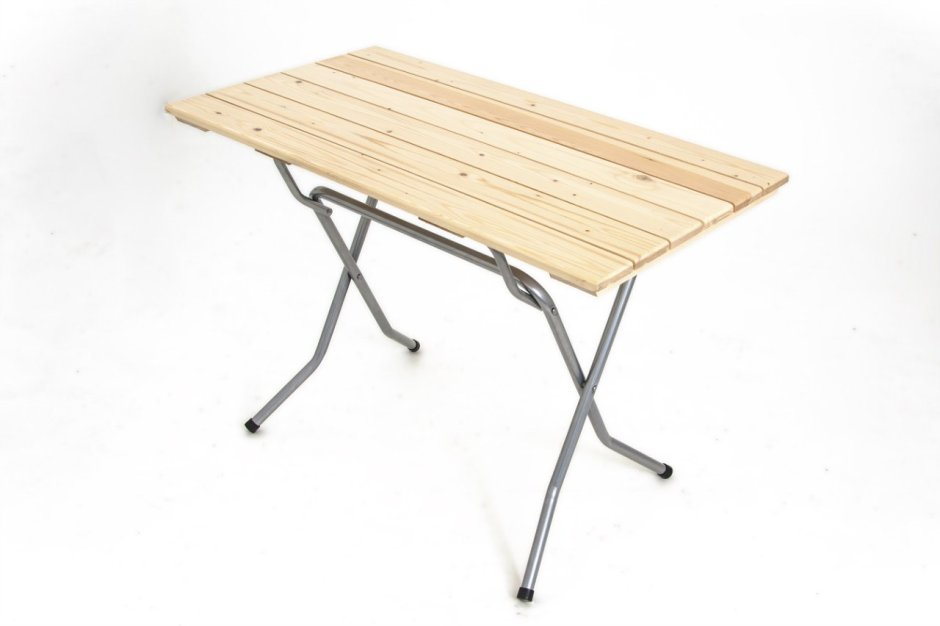 Стол складной из рейки сосны