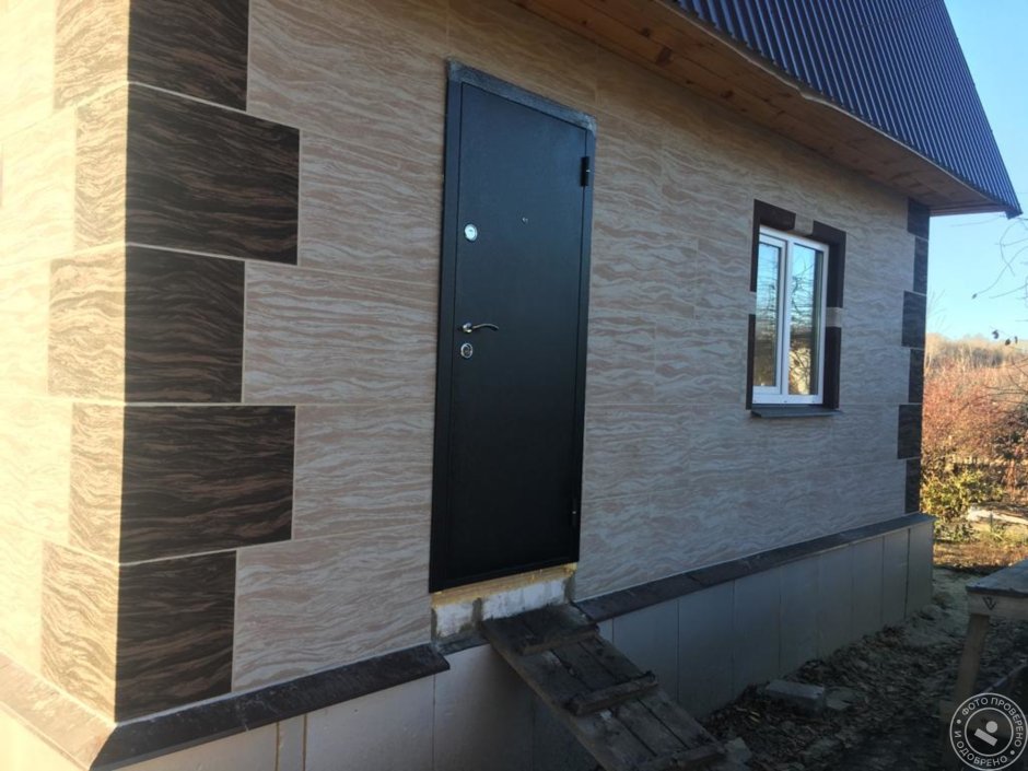 Гибкий камень для фасада