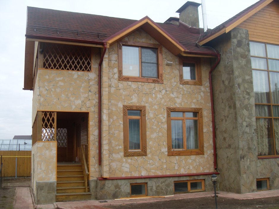 Гибкий камень для фасада