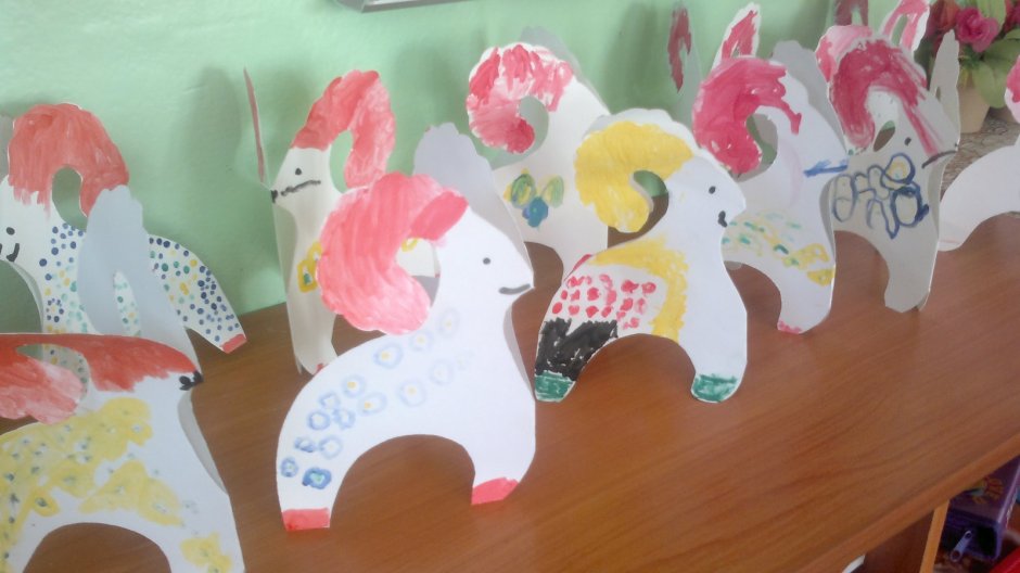 Аппликация в средней группе