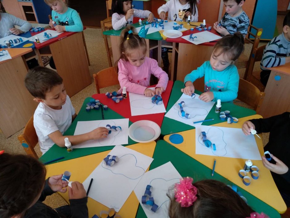 Занятие в старшей группе