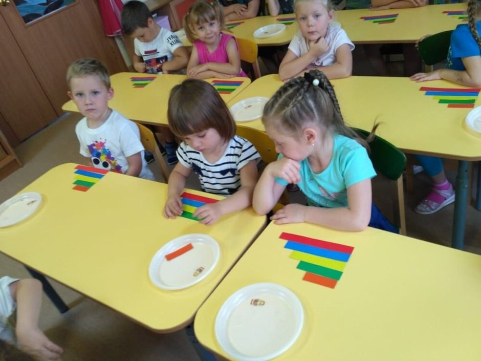 Занятия в садике аппликации