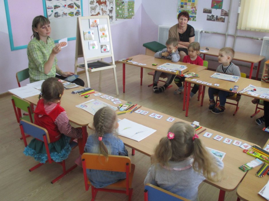 Занятие в подготовительной группе
