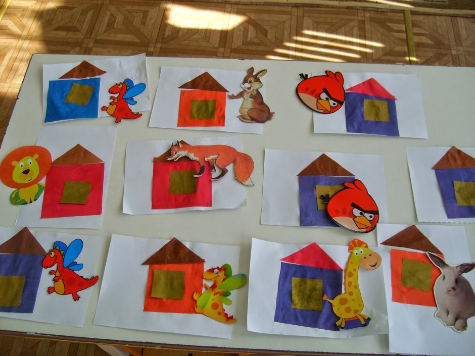 Декоративная аппликация в старшей группе