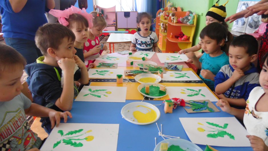 Занятие в средней группе Снегурочка