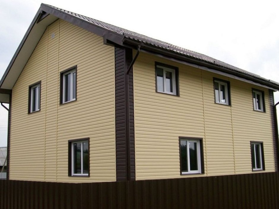 Сайдинг Grand line бежевый Корабельный брус